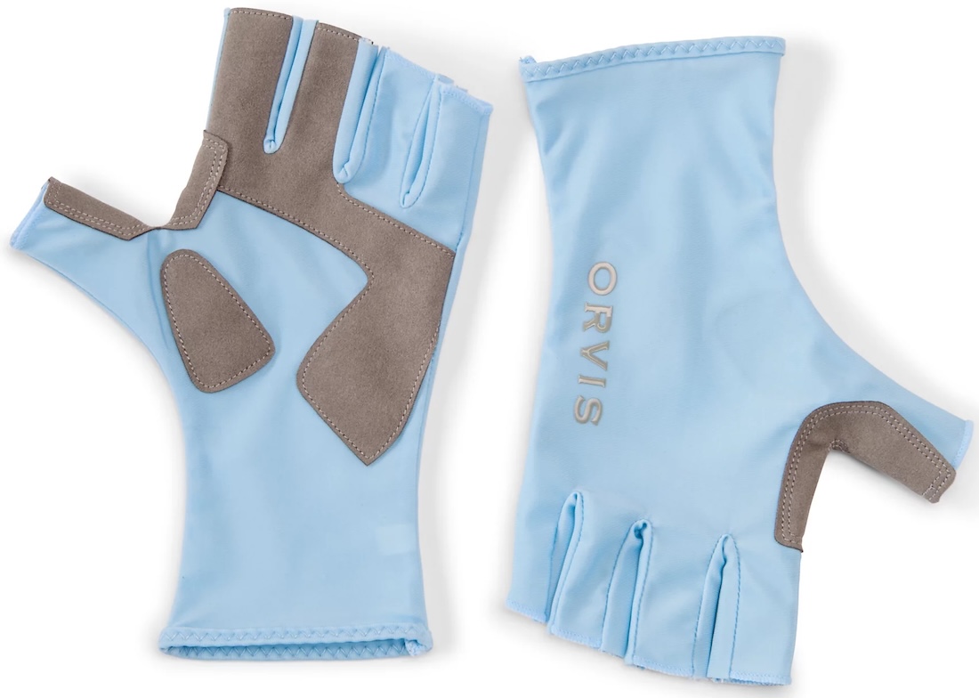 Orvis Sungloves UPF 50+ Sonnenschutz Handschuh blue sky