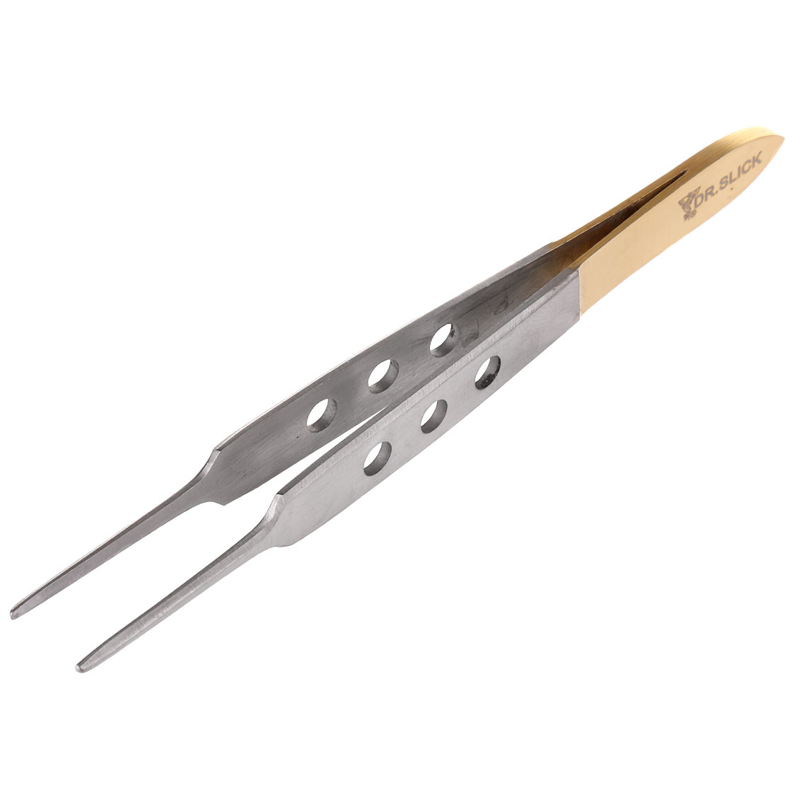 Dr. Slick Bishop Tweezer Straight Pinzette gold & satin