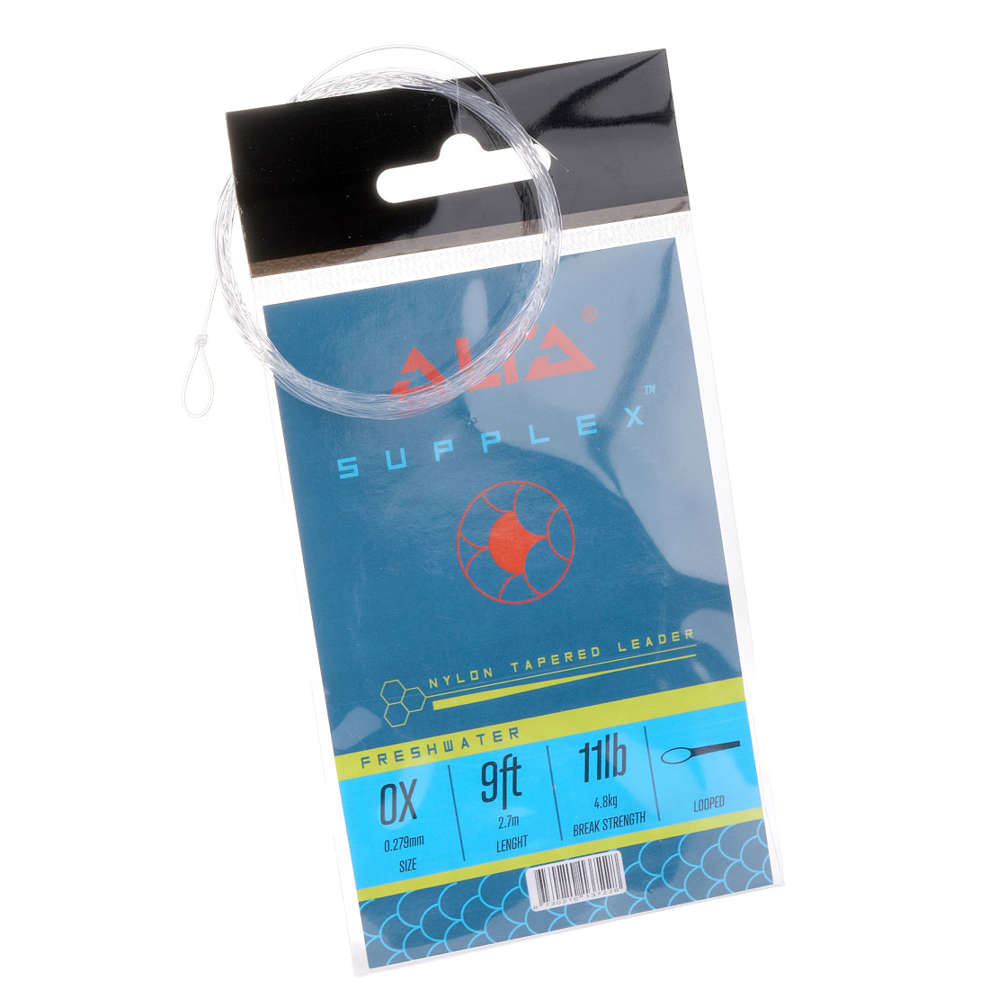 P-20468_alfa_supplex-blue_leader_vorfach_9ft Alfa Supplex Nylon Leader Vorfach 9 ft