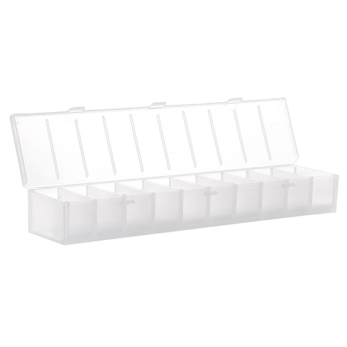 Hareline 10 Compartment Ribbed Hook Box Aufbewahrungsbox