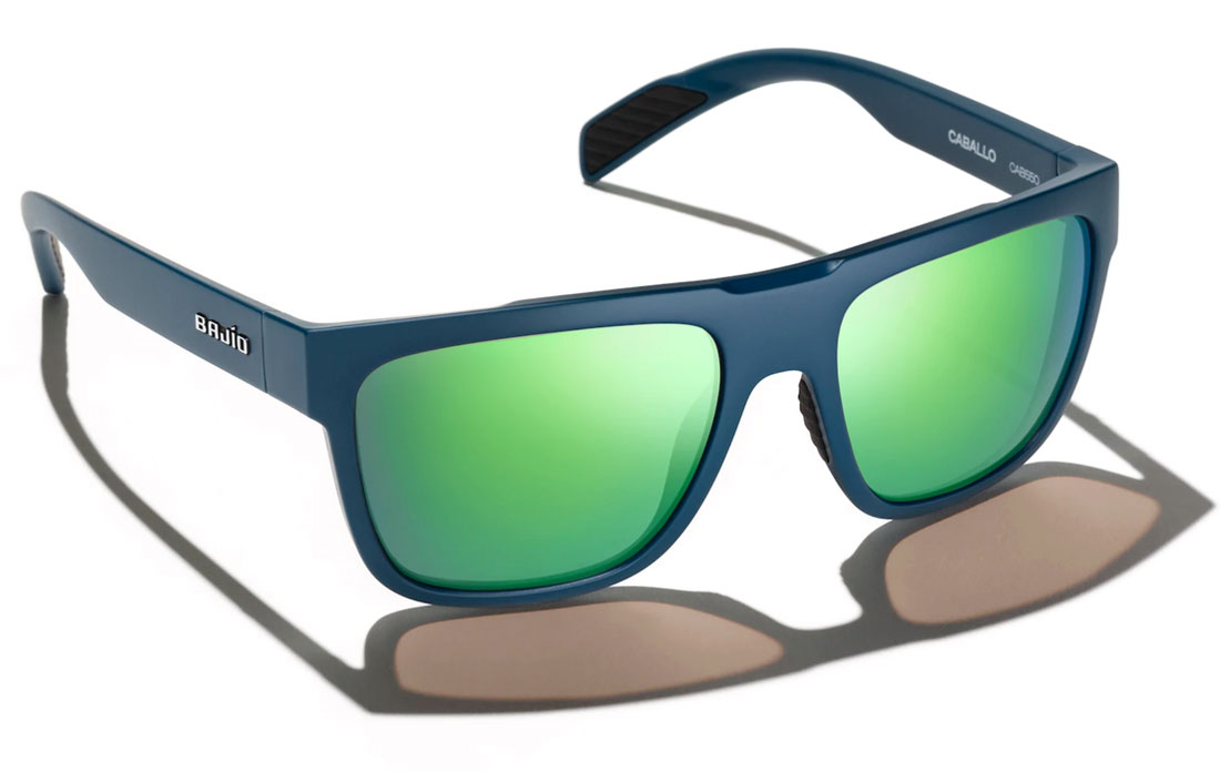 Bajio Polarisationsbrille Caballo - Blue Vin Matte (Green Mirror Glass)