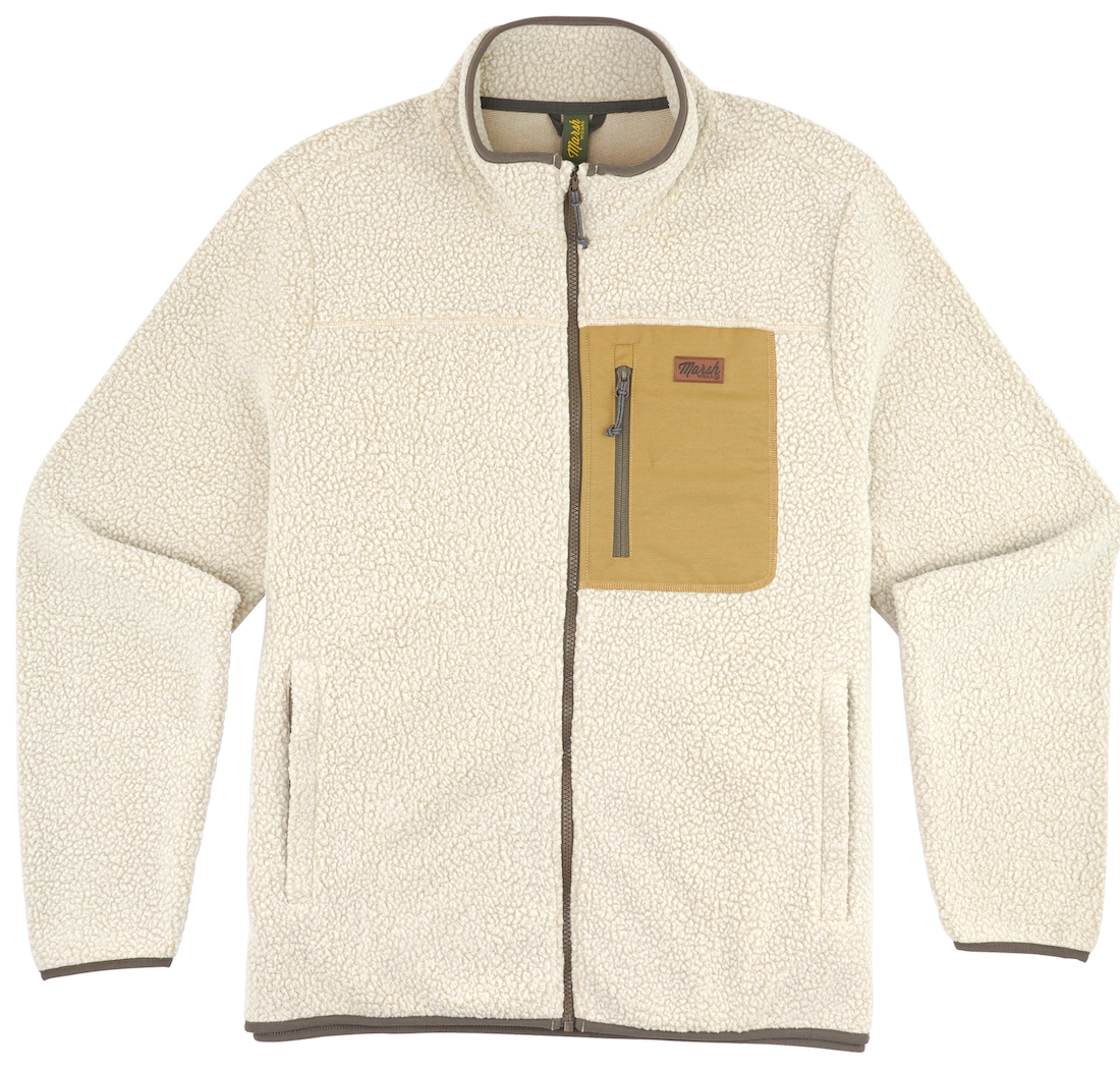 Marsh Wear Baytown Comfy & Warm Sherpa Jacket Khaki