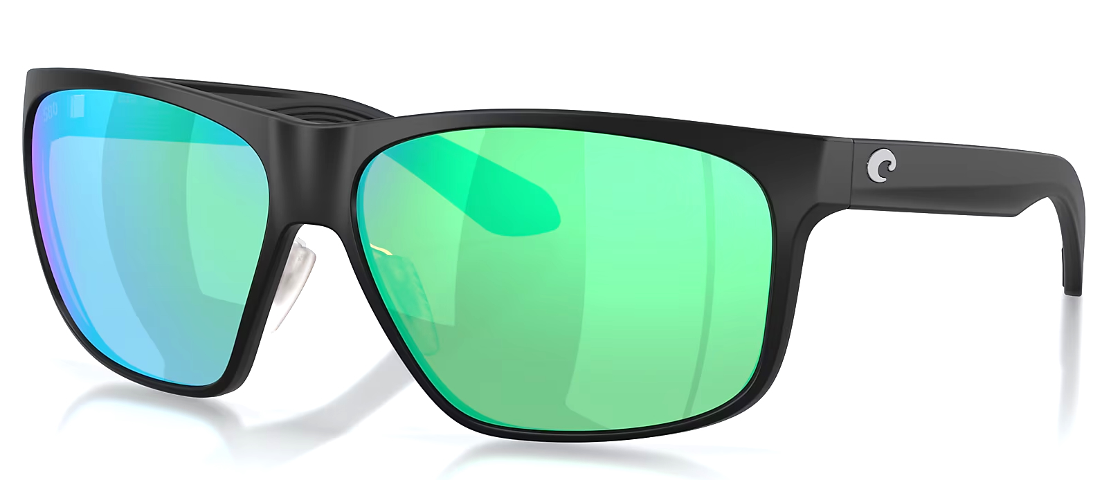 Costa Polarisationsbrille Trades Matte Black Green Mirror 580G