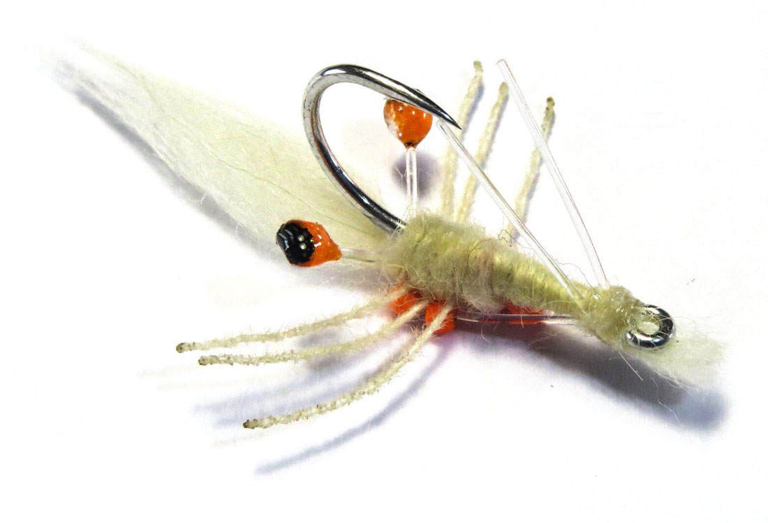 Fishient H2O Salzwasserfliege - James's Sand Prawn beige