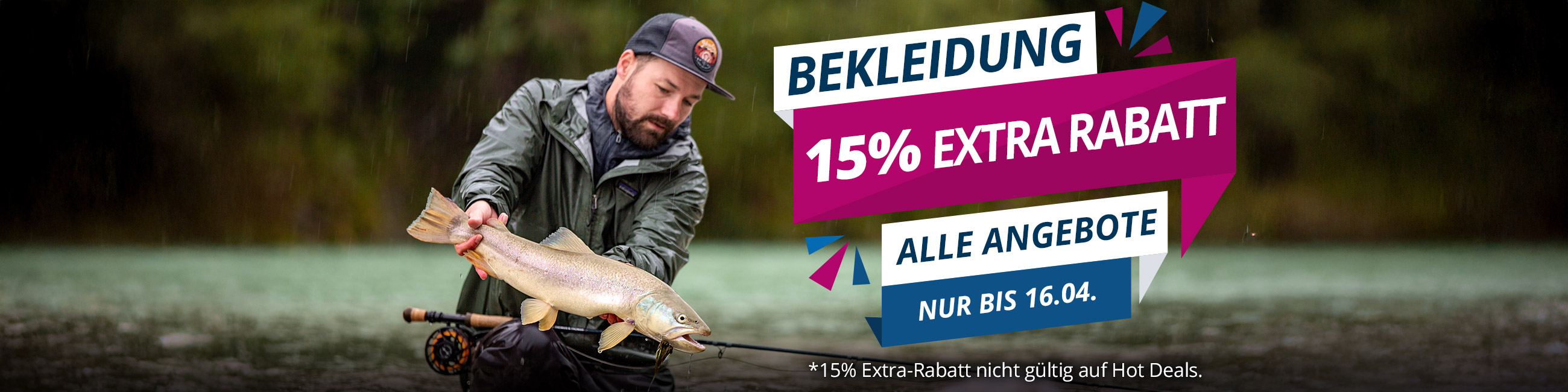 15% Extra auf Bekleidung bis 16.4.