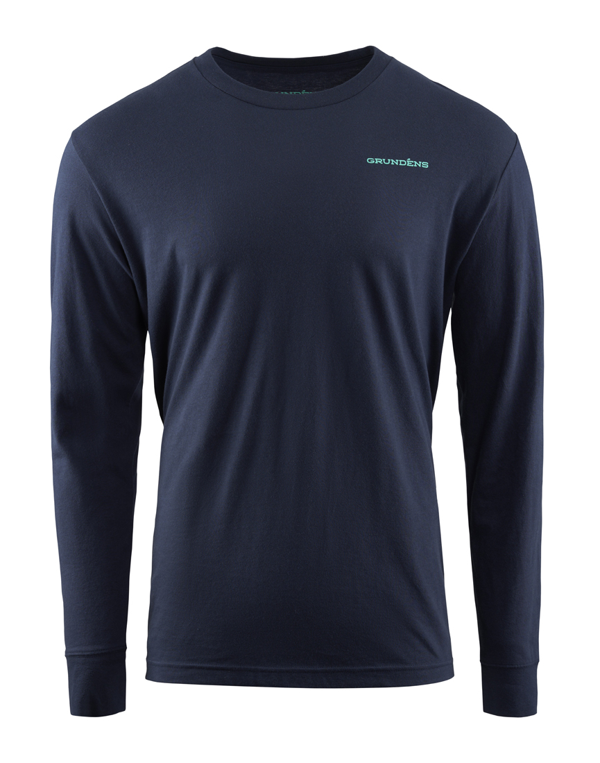 Grundéns Riser LS T-Shirt dark navy