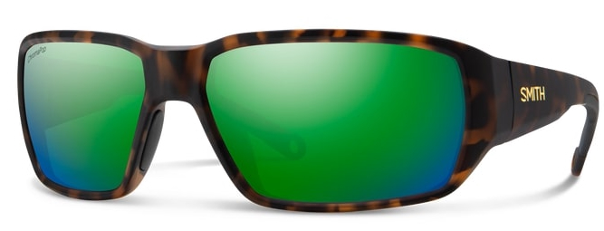 Smith Optics Polarisationsbrille Hookset Matte Tortoise Green Mirror
