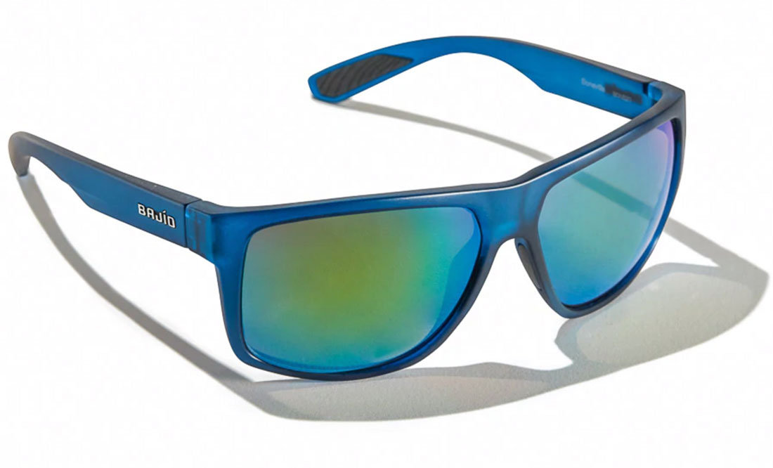 Bajio Polarisationsbrille Boneville - Blue Vin Matte (Green Mirror Glass)