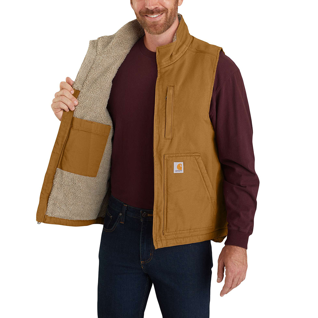 hier abgebildet: carhartt brown