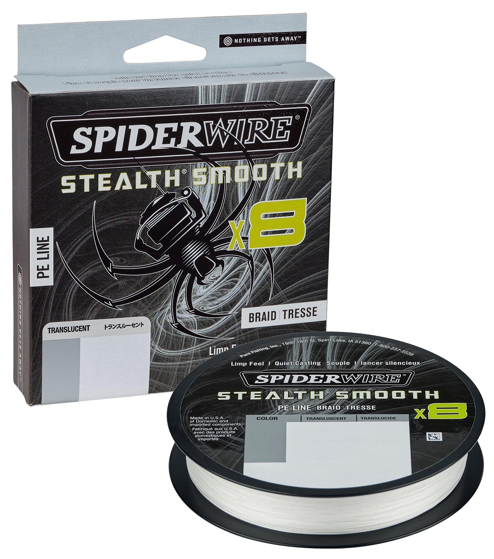 SpiderWire Stealth Smooth 300 m 8 - Fach geflochtene Schnur translucent