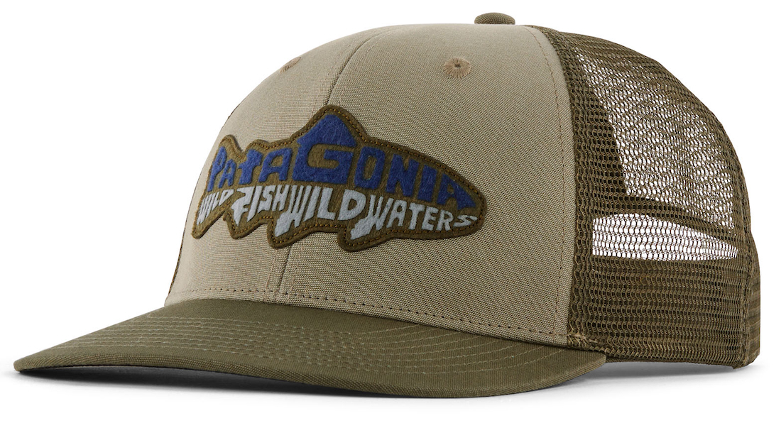 Patagonia Take a Stand Trucker Hat Cap WIRV - Wild Waterline: River Rock Green