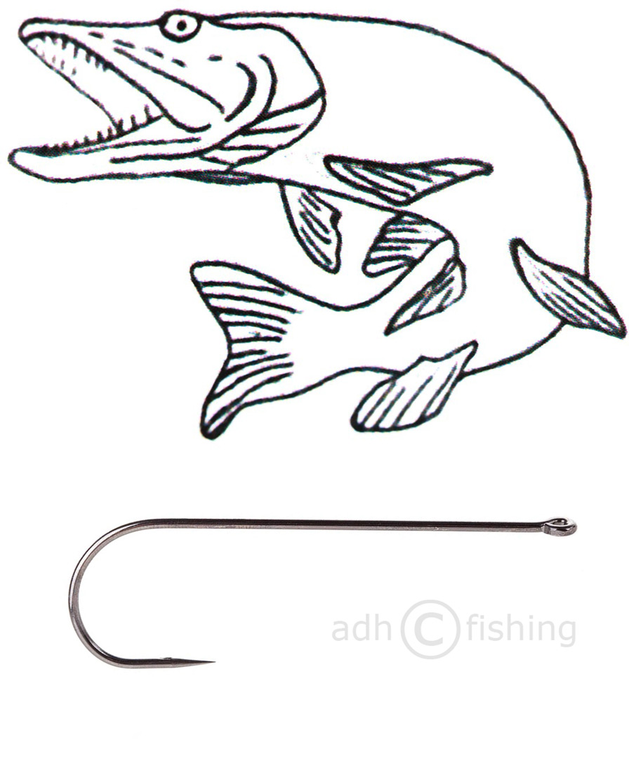 Tunca Fliegenhaken TP10 Pike-Streamer