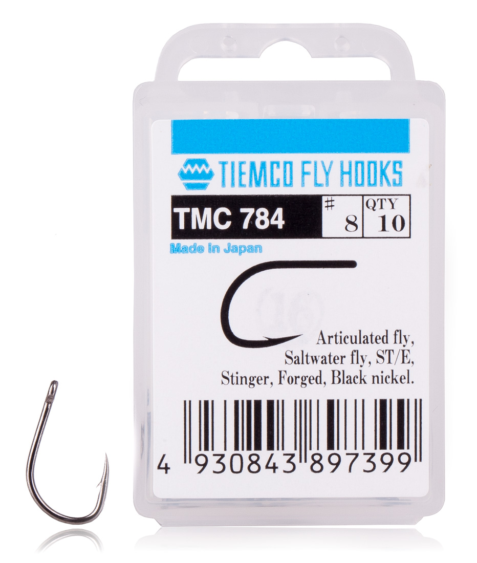 Tiemco TMC 784 Salzwasser Fliegenhaken black