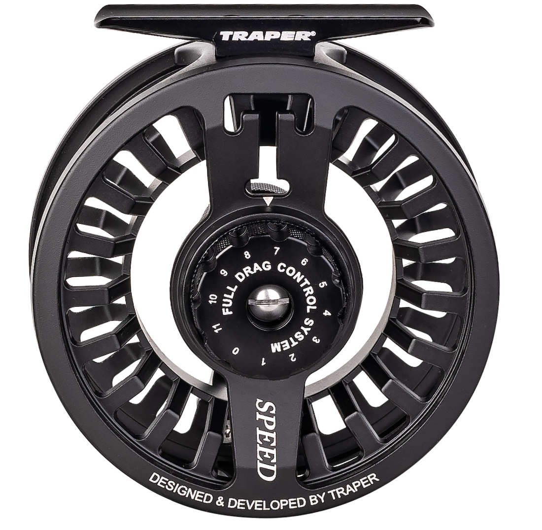 Traper Speed # 4 - 5 Fliegenrolle Black