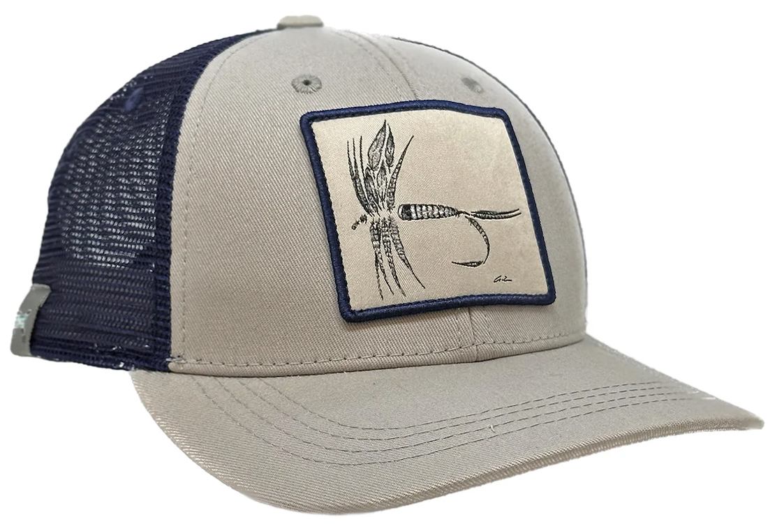 P-26154_RepYourWater_Dry_Fly_Kappe_ RepYourWater Feather Dry Fly Cap Kappe Hat