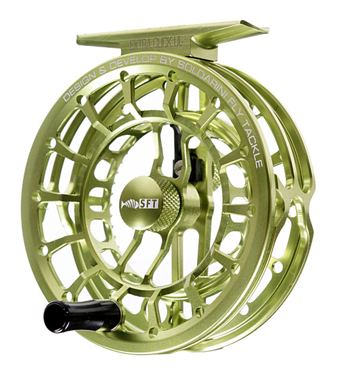 Soldarini Extra Click UL Fliegenrolle metallic olive