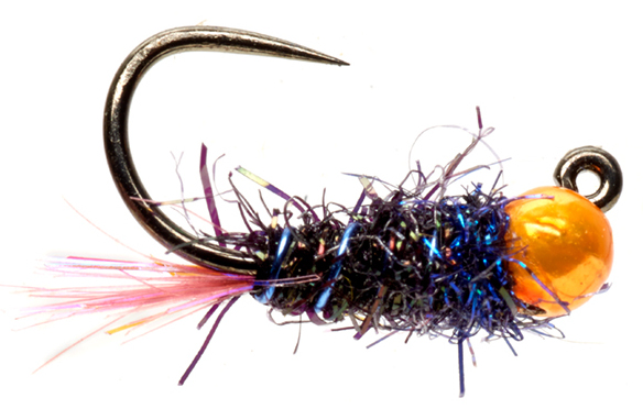 Fulling Mill Tungsten Nymphe - Roza's Neon Orange Nymph