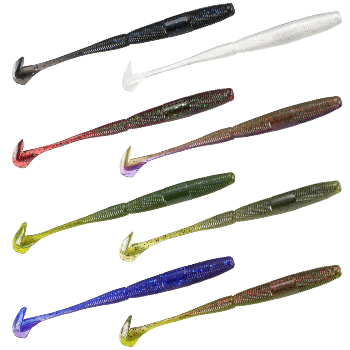 P-20425_13_Fishing_Ninja_Worm_Creature_Baits_TITEL 13 Fishing Ninja Worm Creature Baits 14 cm 7er Set