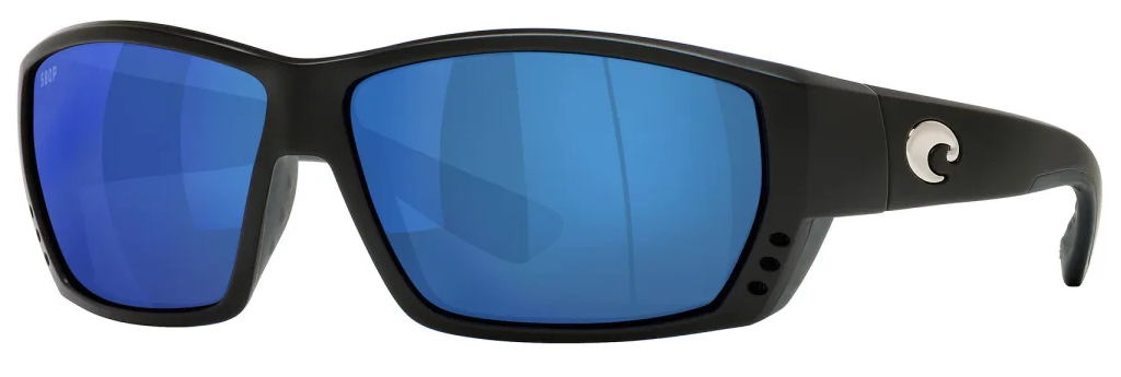 Costa Polarisationsbrille Tuna Alley Readers Magnifier Matte Black (Blue Mirror 580P 1.50)