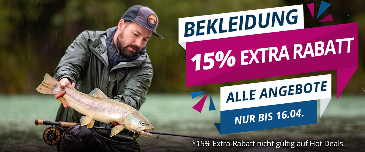 15% Extra aug Bekleidung bis 16.4.