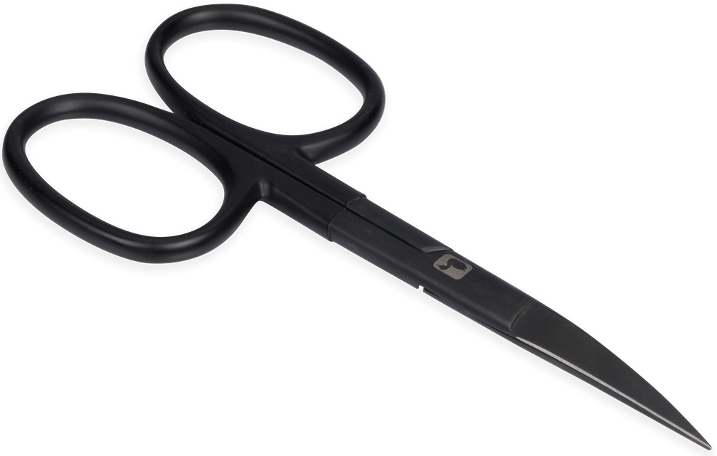 Loon Ergo Curved Hair Scissors - Black - Bindeschere gebogen