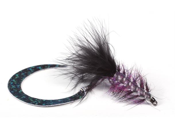 Guideline Meerforellenfliege - Wiggle Tail Borstemark black