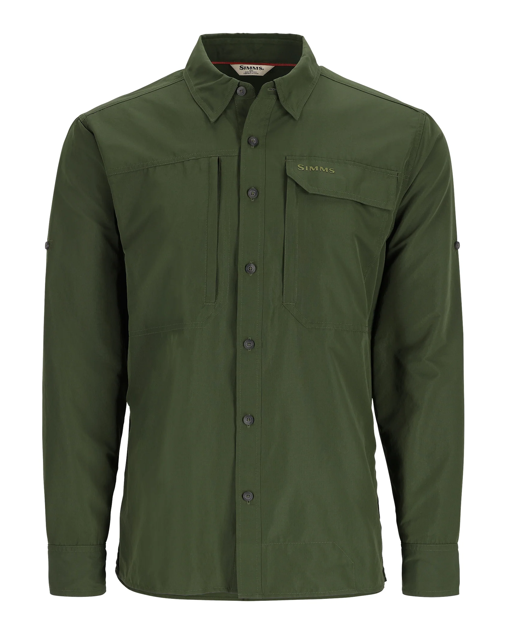 13645-1150-Guide-Shirt-Mannequin-F23-front_1680x Simms Guide Shirt Hemd riffle green