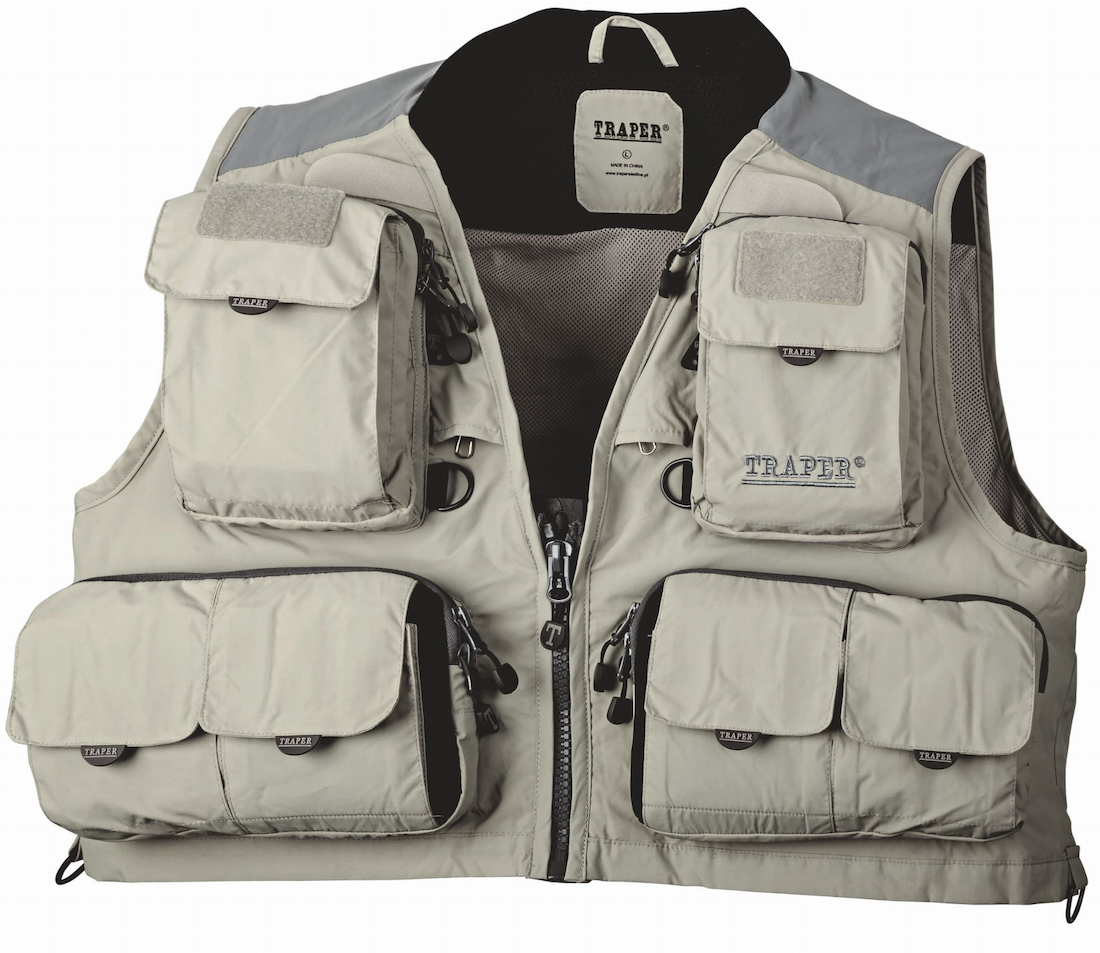Traper Vest Dakota Fliegenfischerweste Grey Traper Vest Dakota Fliegenfischerweste Grey