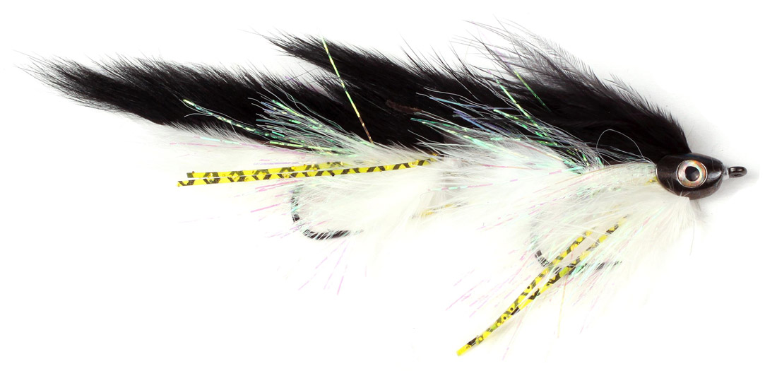 Guideline_Scull_Bunker_black_white Guideline Streamer - Scull Bunker Zonker black/white
