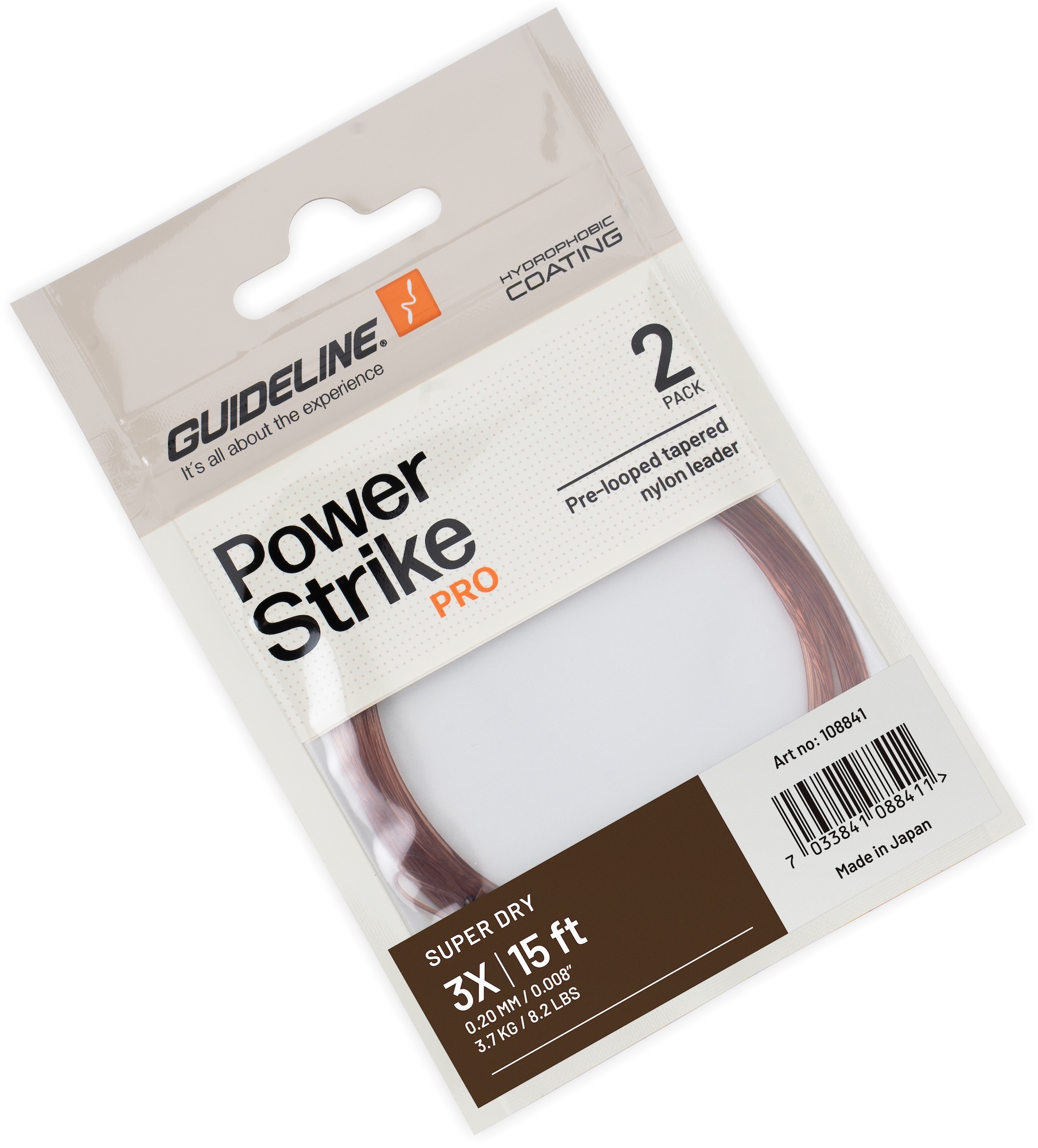 Guideline Super Dry 15 ft Tapered Leader Vorfach