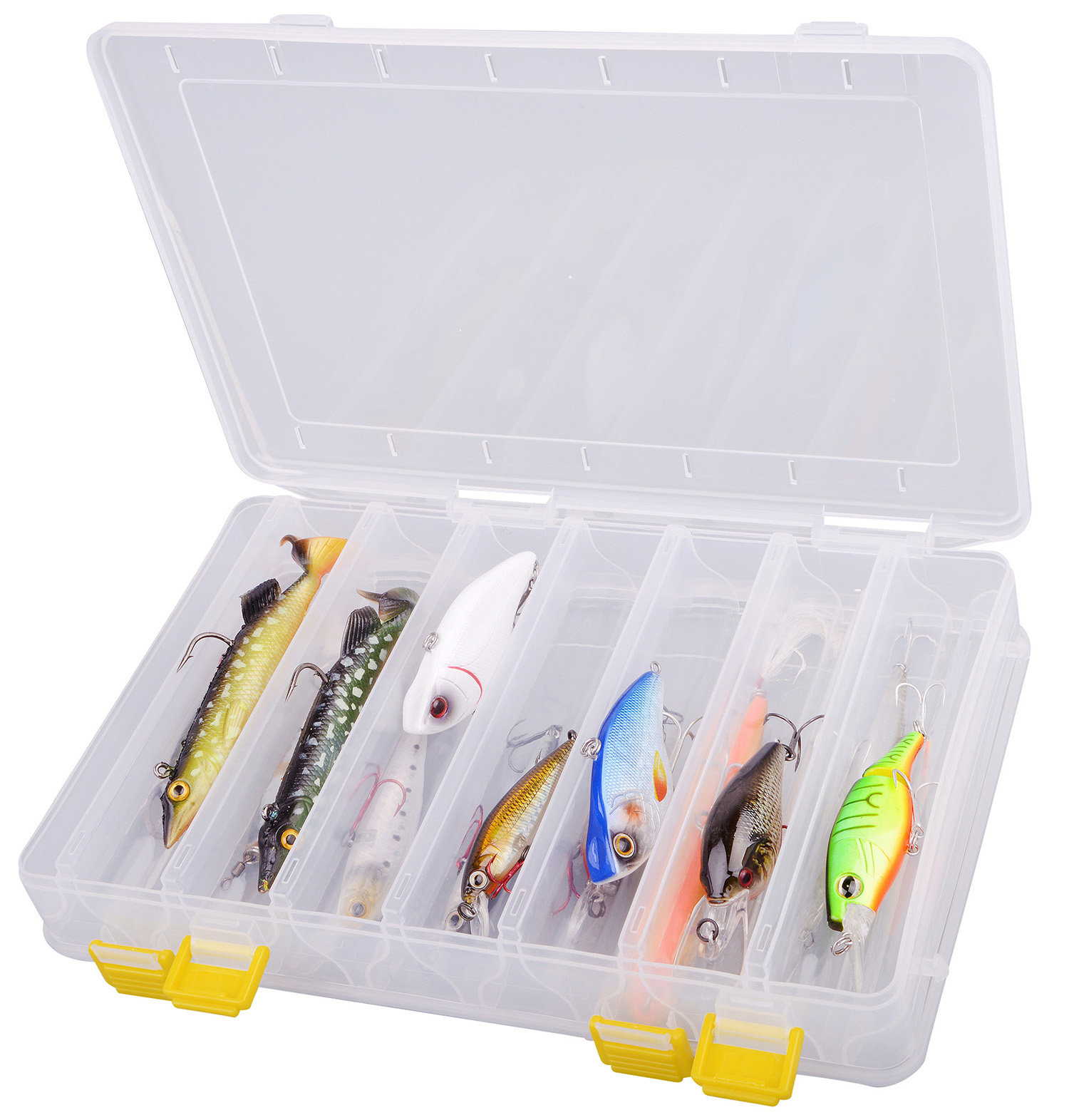 Spro doppelseitige Hardbaits Box Large Tackle Box 27 x 17,5 x 4,5 cm