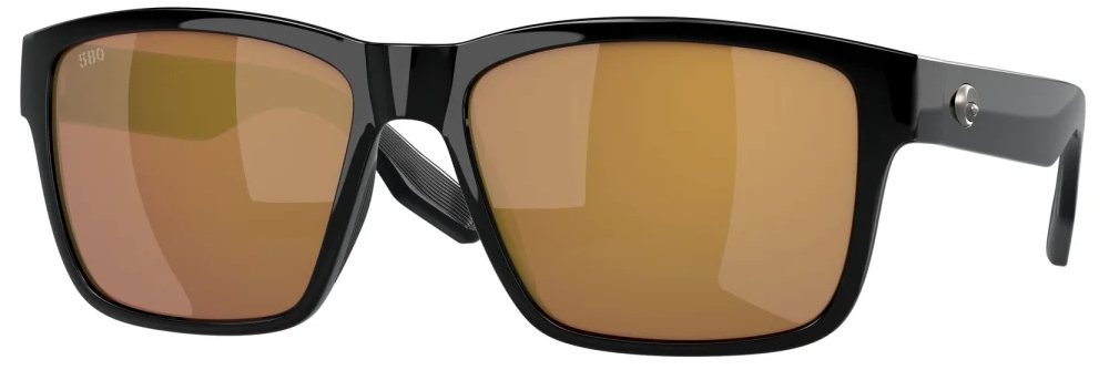 Costa Polarisationsbrille Paunch XL Black (Gold Mirror 580G)