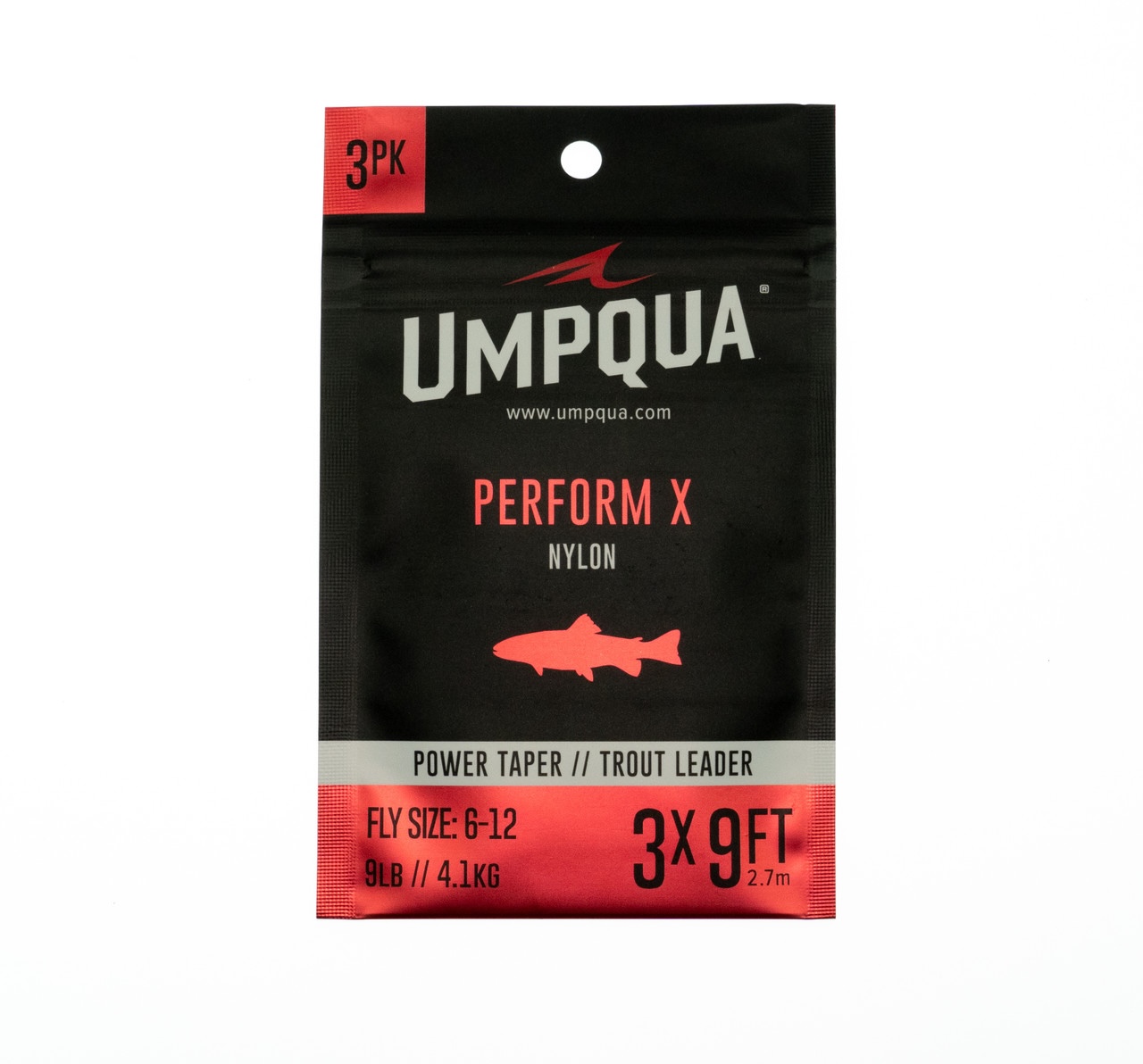Umpqua Perform X Power Taper Leader 9ft 3pc Value Pack Vorfach