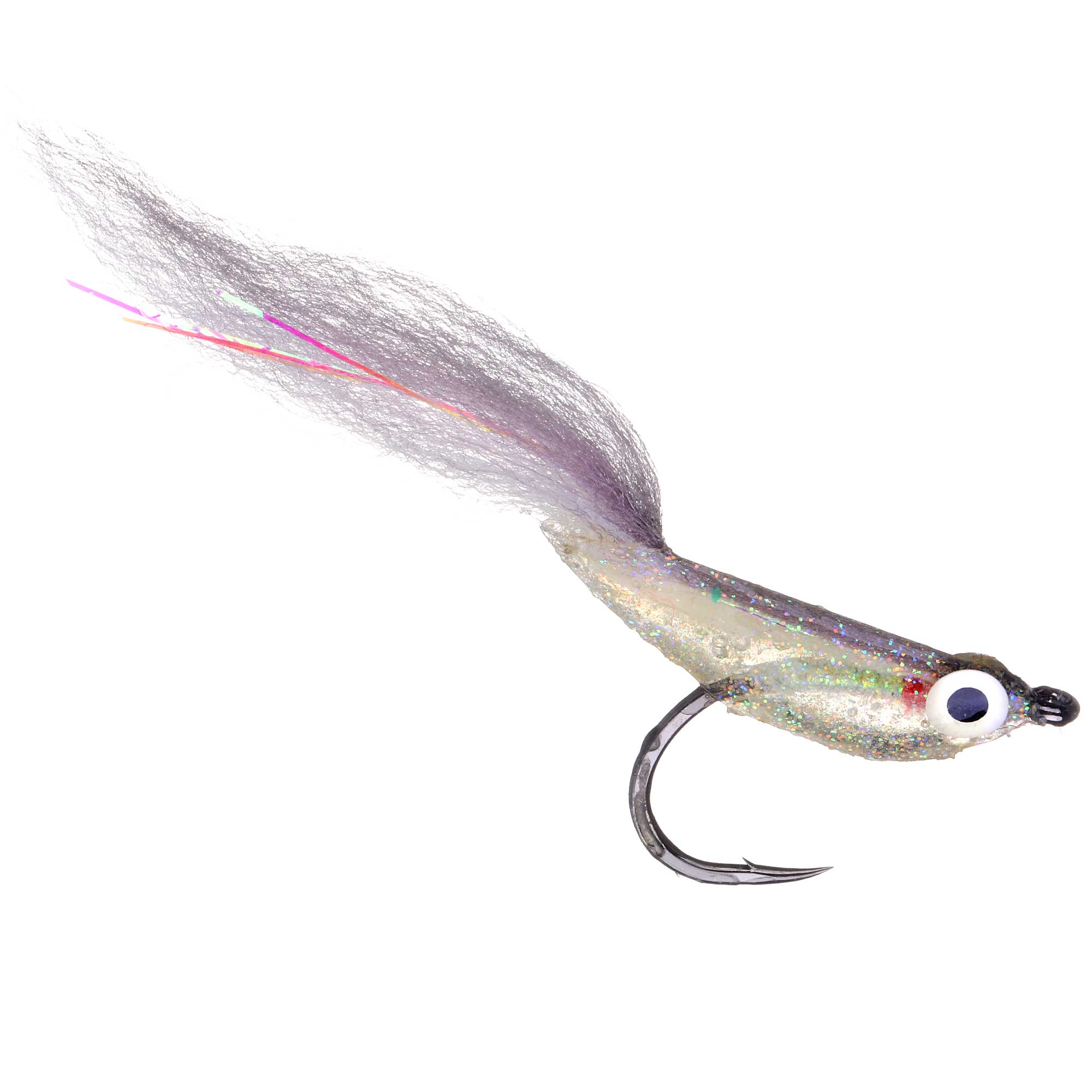 Enrico Puglisi GLASS MINNOW STREAMER - SILVER - #2/0