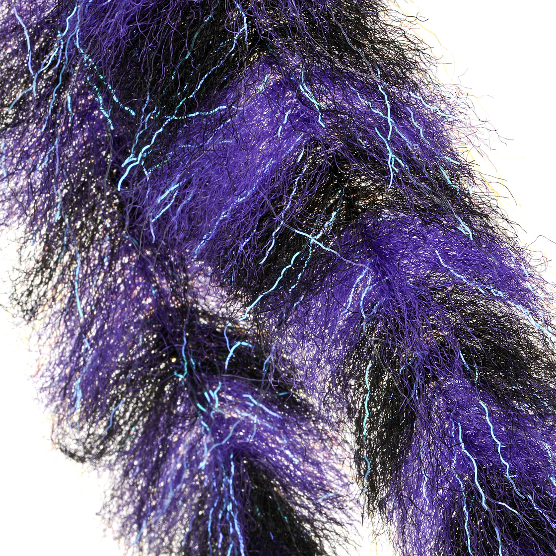 black / purple