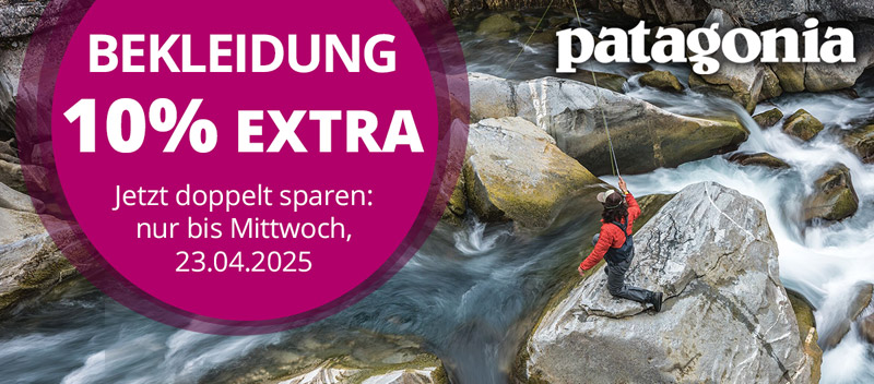 Patagonia Bekleidung: 10% Extra bis 23.4.