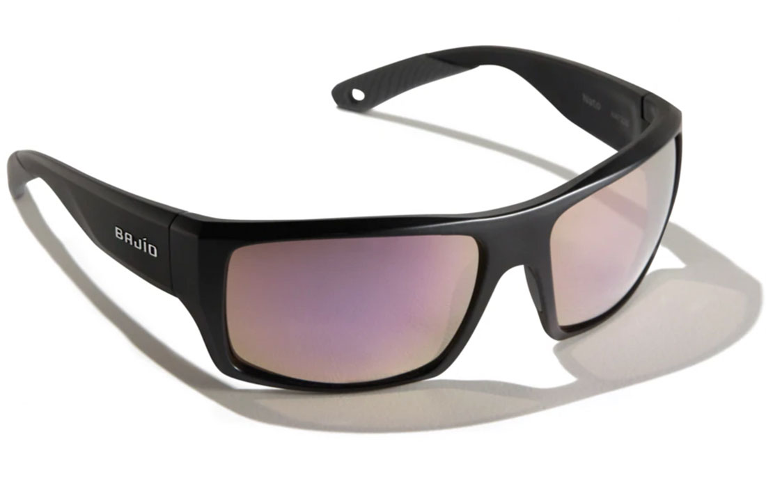 Bajio Polarisationsbrille Nato - Black Matte (Rose Mirror Glass)