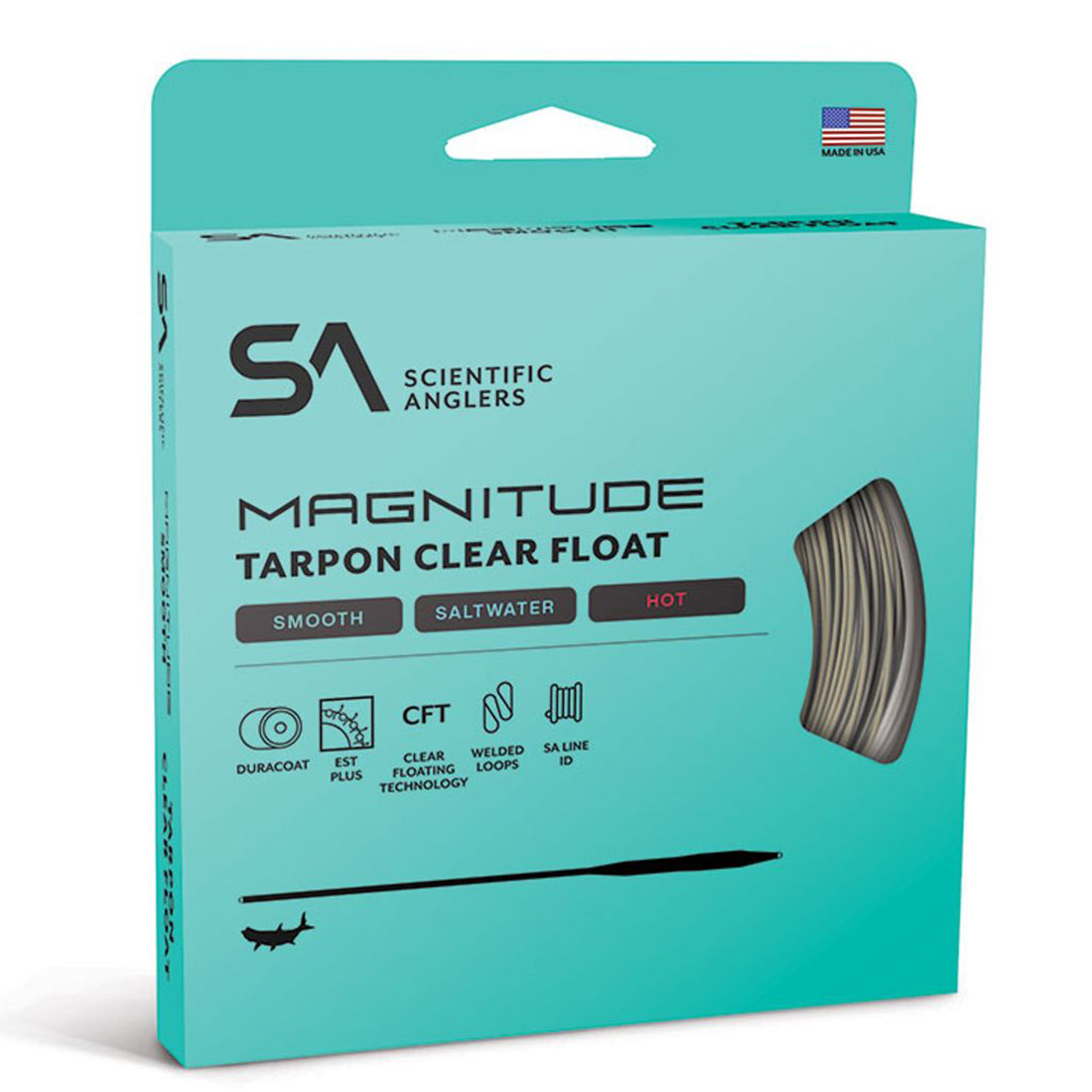 Scientific Anglers Magnitude Smooth Tarpon Full Clear Fliegenschnur
