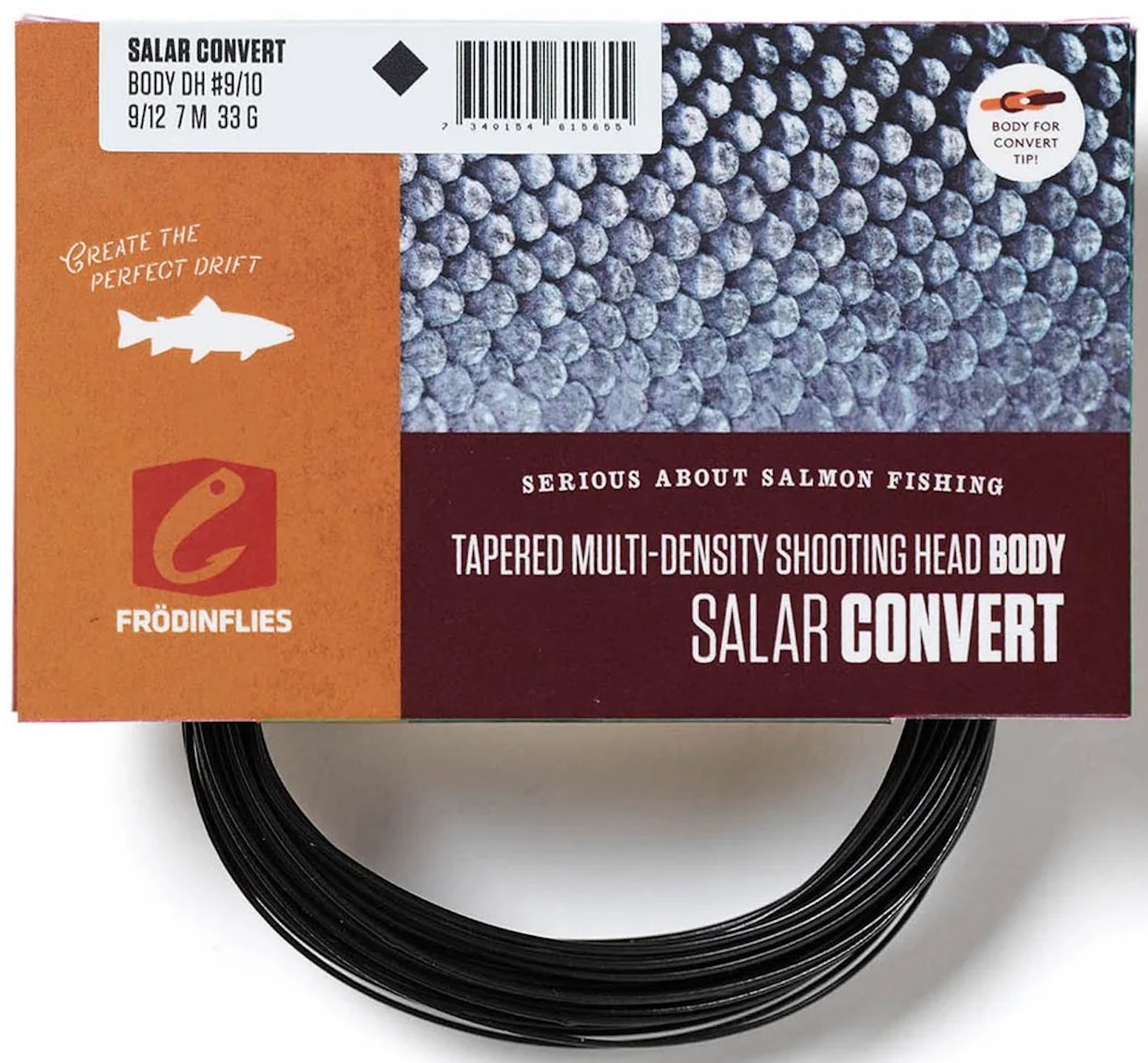 Frödin Salar Convert Short Spey Doublehand Shooting Head Sink9-Sink12 Schusskopf