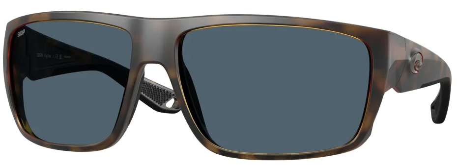 Costa Polarisationsbrille Fly Line Matte Tortoise (Gray 580P)