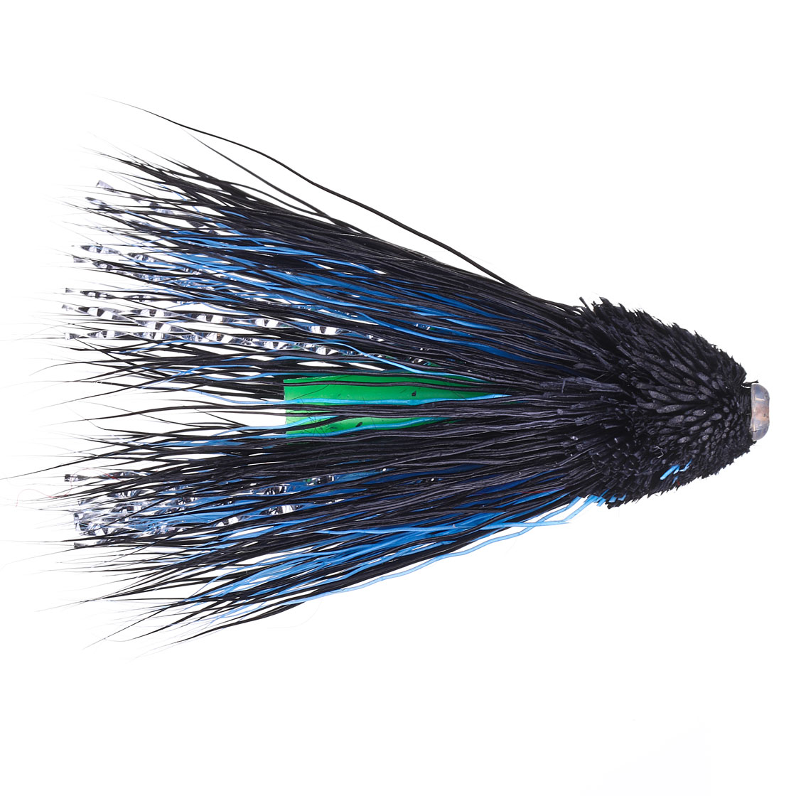 Superflies Lachsfliege - Skating Muddler blue & green