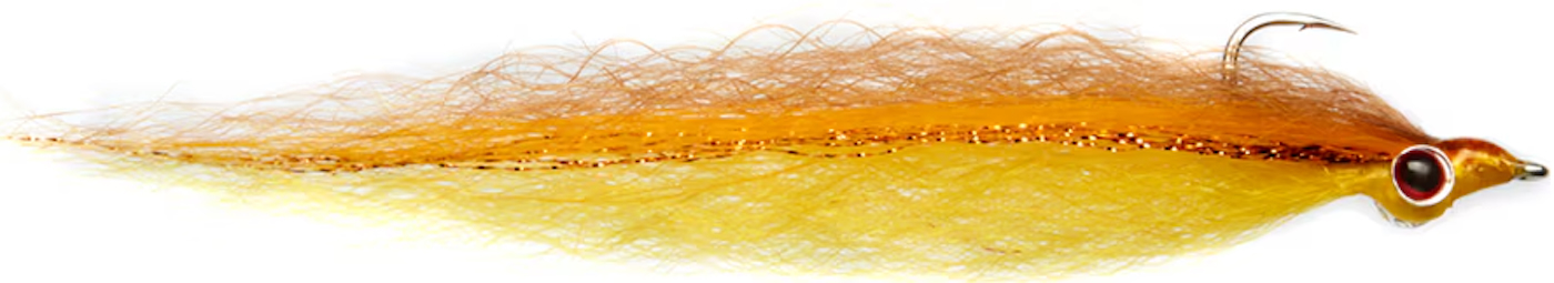 Fulling Mill Salzwasserfliege Slinky Clouser Baby Pollock