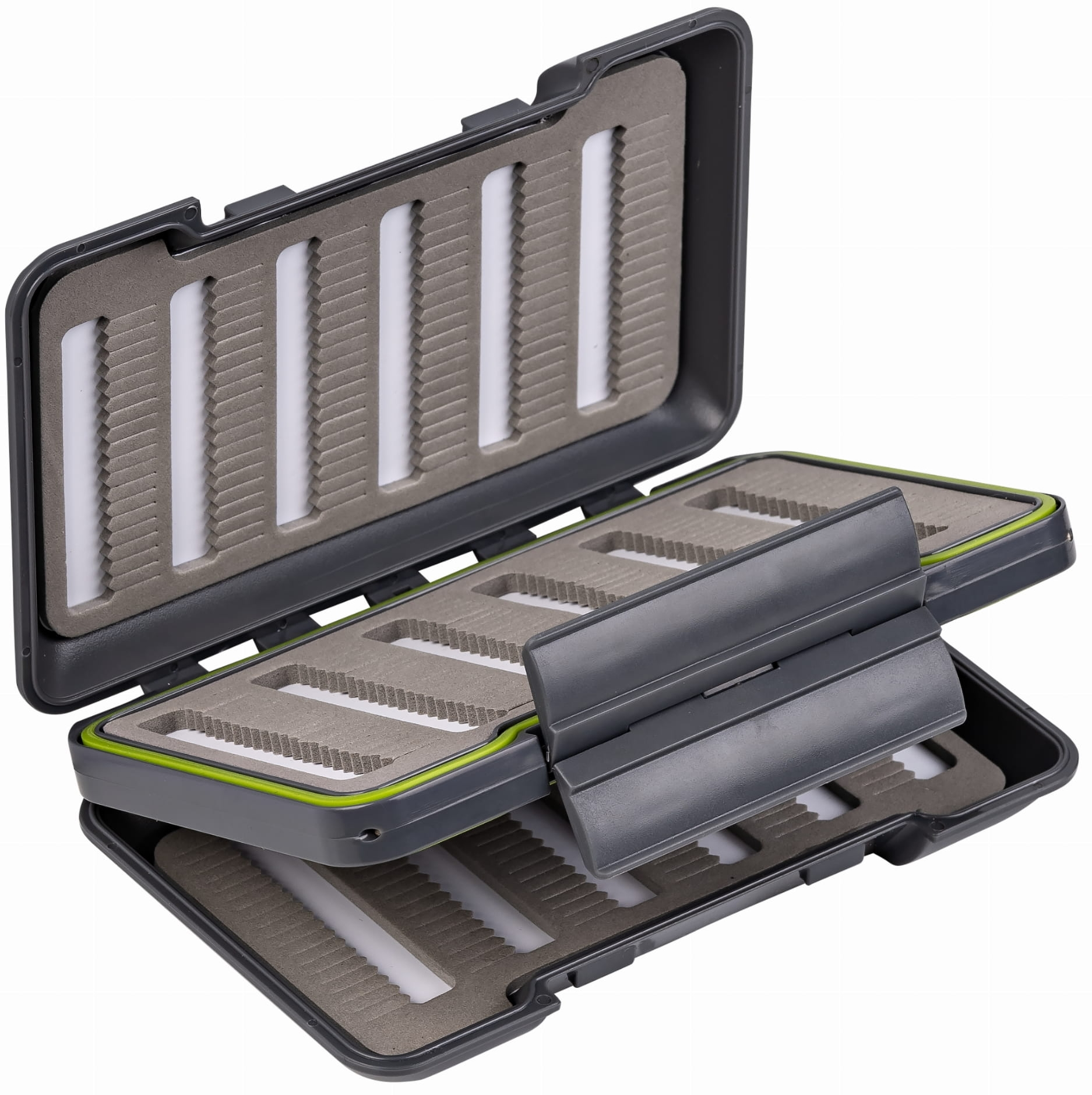 Traper Quadro Side Dryfly Box Waterproof 158 x 100 x 38mm Fliegendose für Trockenfliegen