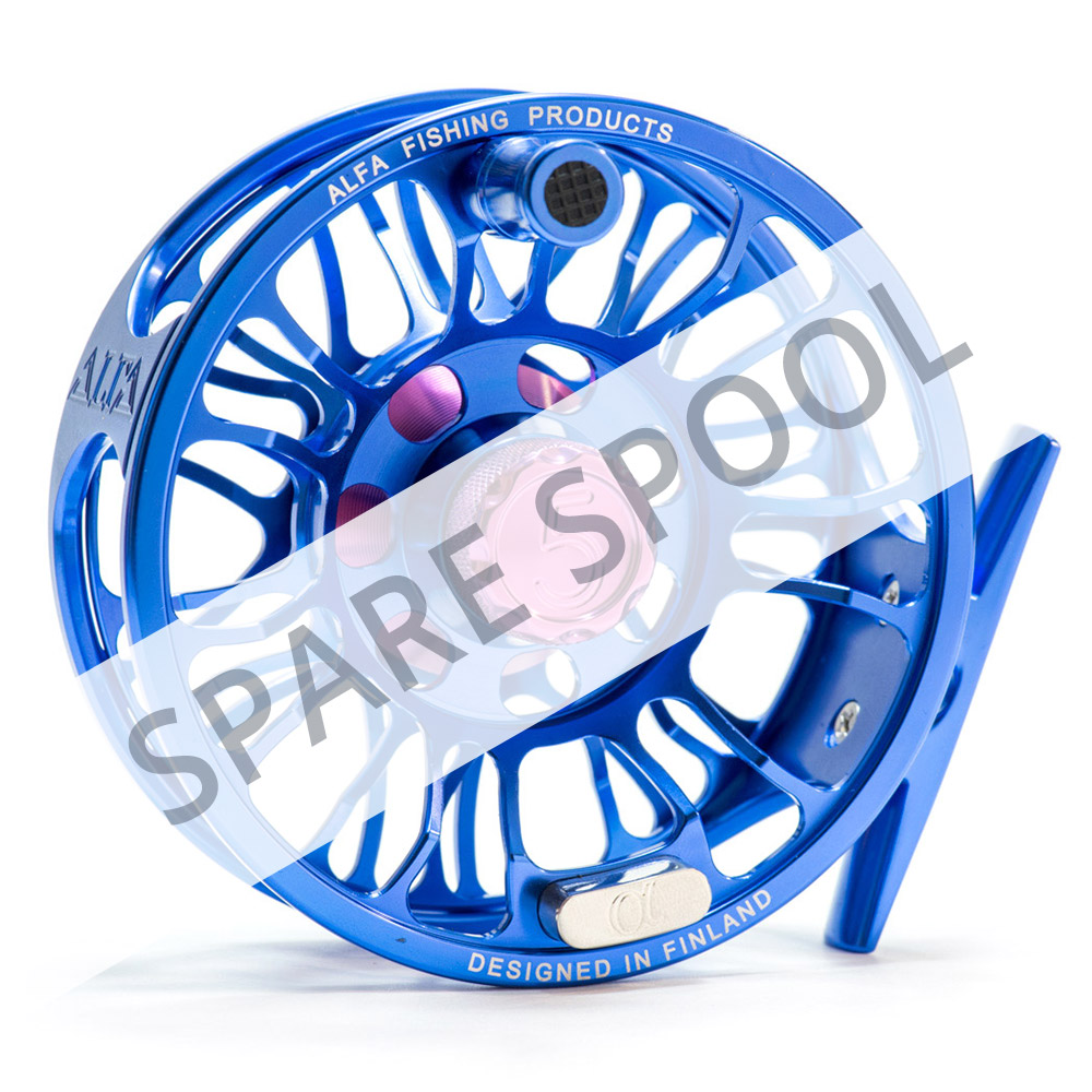 alfa-plus-fly-reels-spare-spool-midnight-blue mindnight blue