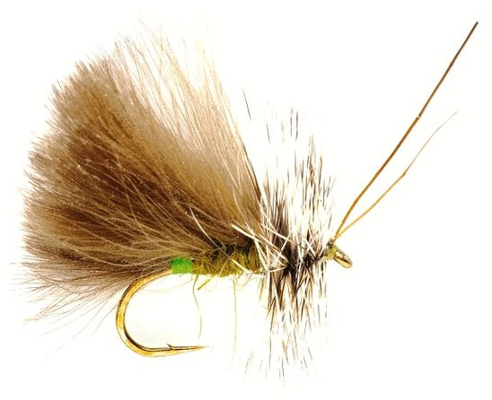 high-rider-cdc-sedge-olv-hi Fulling Mill Trockenfliege - High Rider CDC Sedge Olive