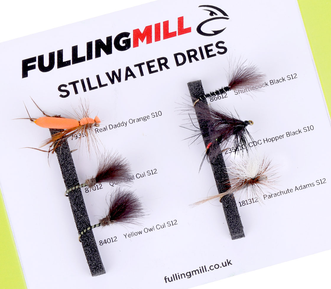 P-26888_Fulling-Mill-Fliegenset-Stillwater-Dries-Trockenfliegen-Selection Fulling Mill Fliegenset Stillwater Dries Trockenfliegen Selection