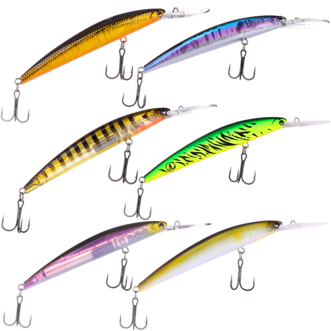 Lurefans A8S Four Minnow Wobbler Twitchbait 8 cm