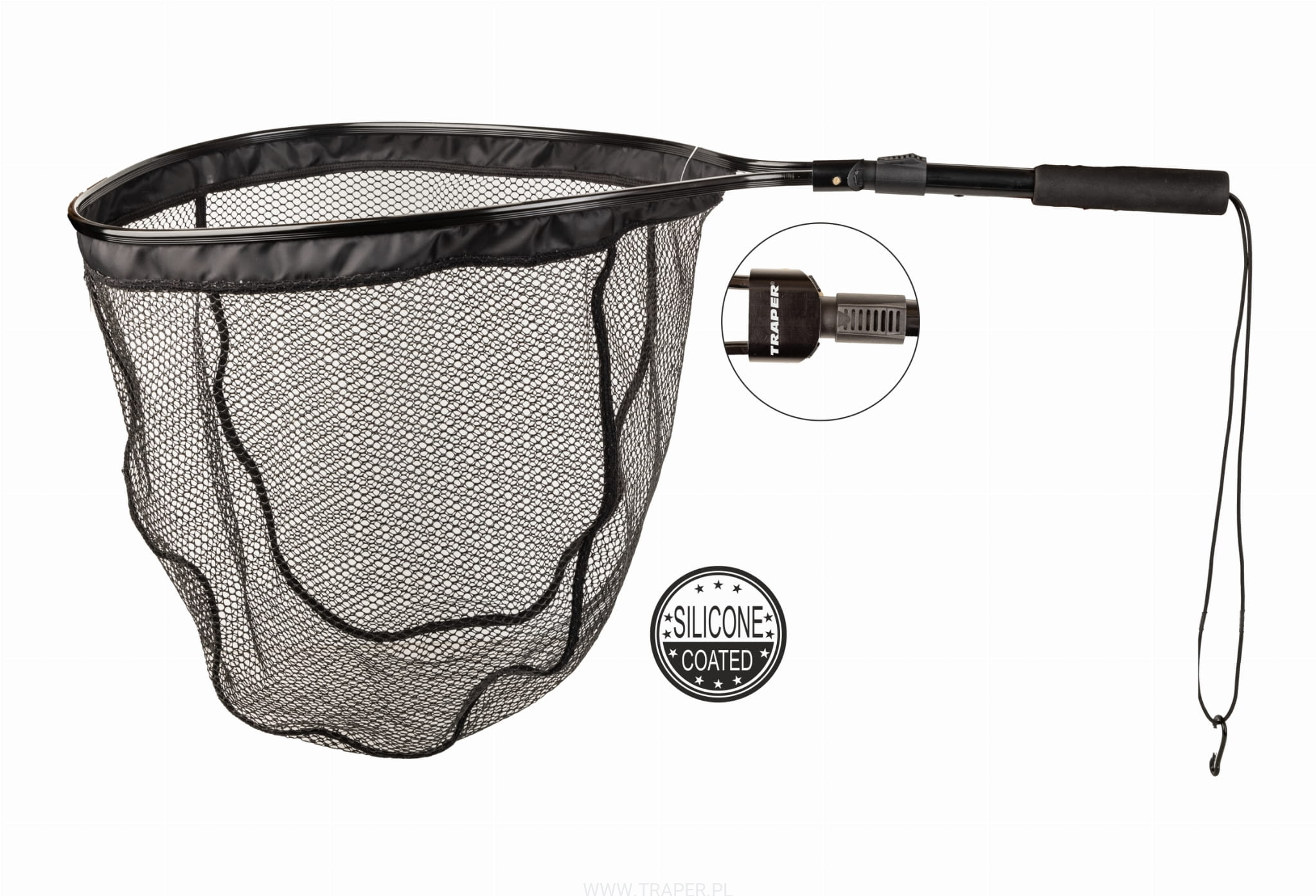 Traper Foldable Net Creek faltbarer Watescher mit Silicon beschichteten Schonnnetz
