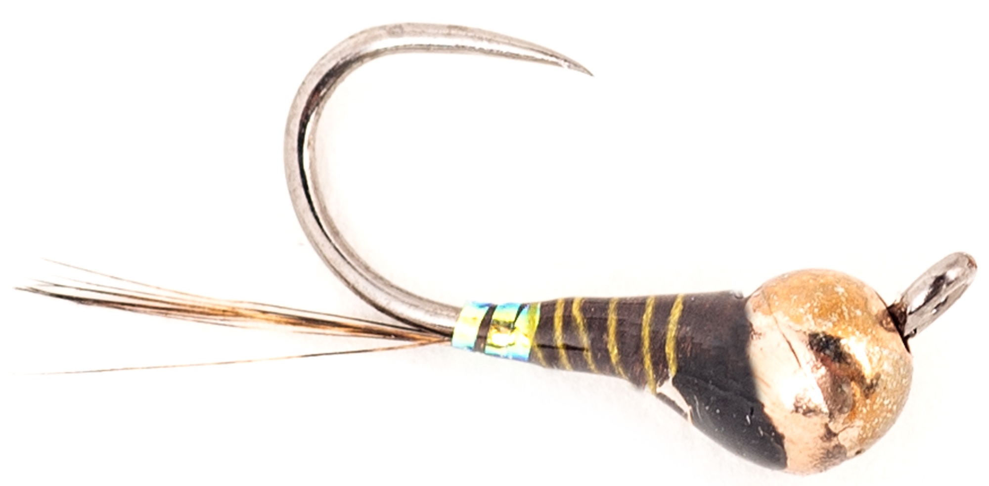 Guideline Nymphe Fire Butt Perdigon Brown Barbless