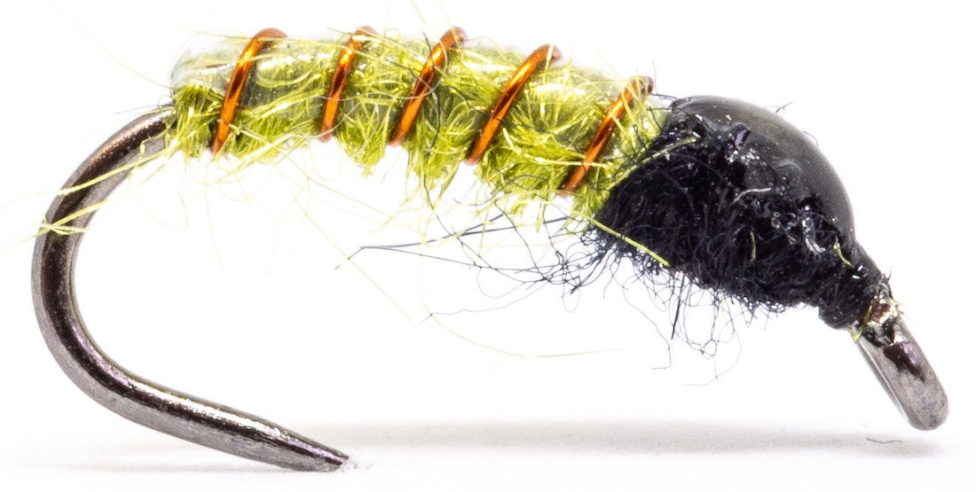 Superflies Czech Nymph Black & Green #12 Superflies Czech Nymph Black & Green #12